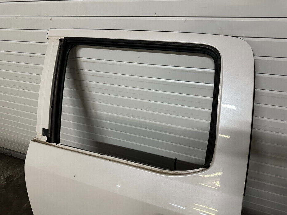 2017 FORD F250 F350 F450 KING RANCH REAR DRIVER DOOR METALLIC WHITE / CARIBOU