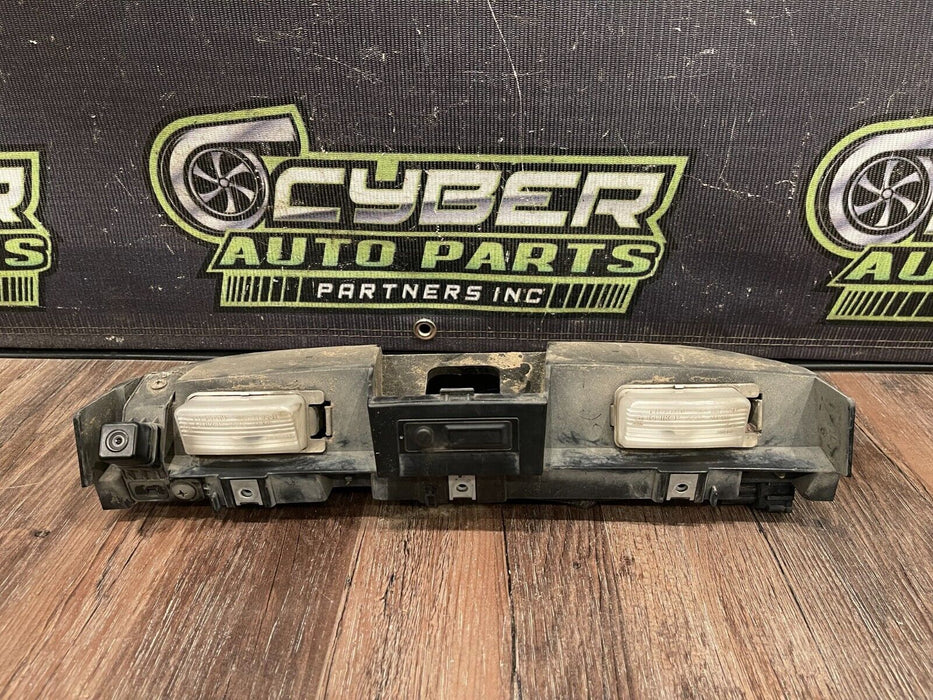 2018 NISSAN 370Z NISMO REAR BUMPER BACK UP CAMERA & LICENSE PLATE LIGHT ASSY OEM