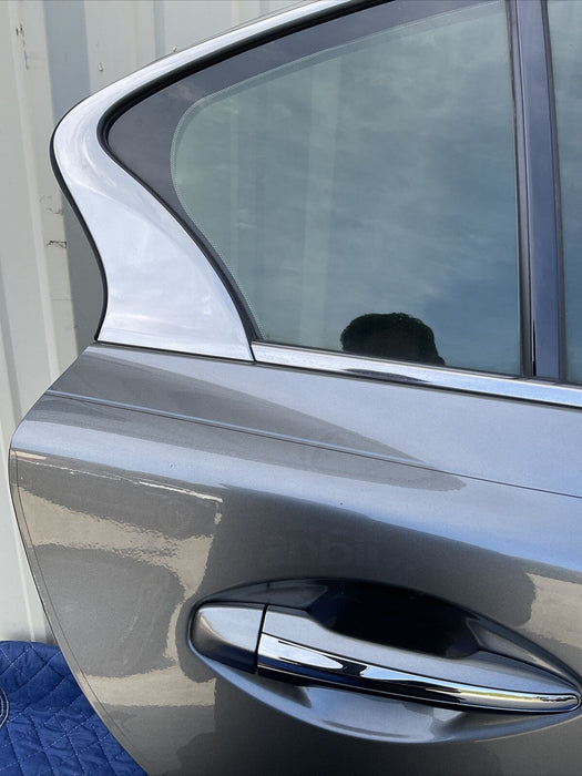 2014-2017 INFINITI Q50 RED SPORT REAR PASSENGER RIGHT DOOR GREY METALLIC~DENT~