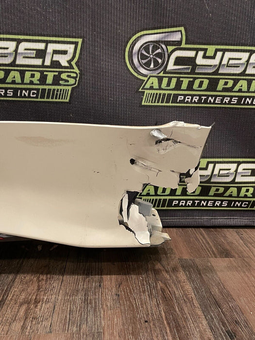 2018 NISSAN 370Z NISMO WHITE DRIVER LEFT SIDE SKIRT OEM *DAMAGED*