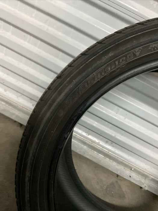 2018 NISSAN 370Z SPORT REAR TIRE YOKOHAMA ADVAN SPORT A/S 275/35R19