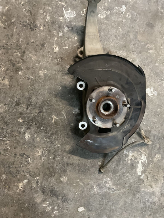 2014 INFINITI Q50 OEM SPINDLE W/ BRAKE LINE FRONT LH