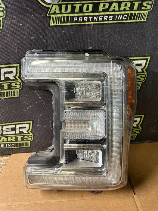 2017 2018 2019 FORD F250 F350 F450 HEADLIGHT DRIVER LEFT LED OEM W/ MODULE