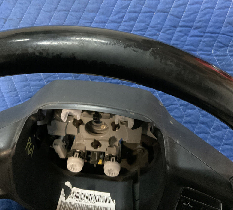 2017 RAM 2500 3500 SLT BLACK LEATHER STEERING WHEEL OEM 167K MILES~MINOR WEARS~