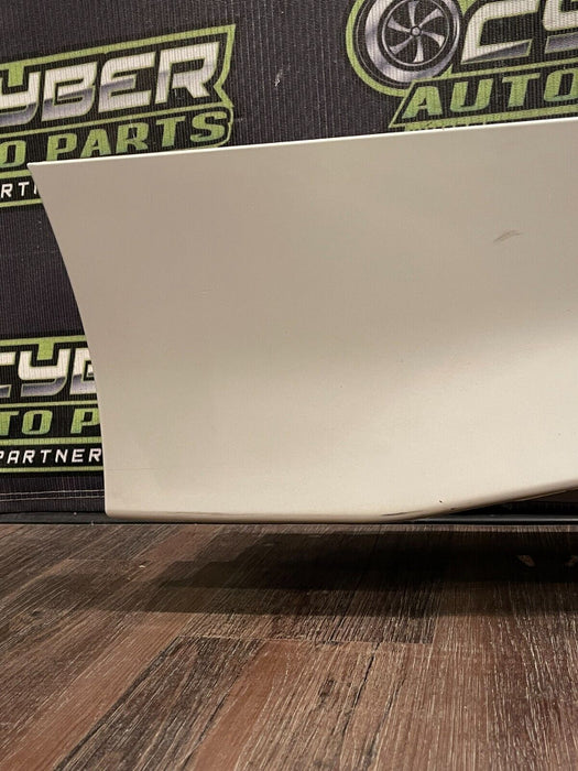 2018 NISSAN 370Z NISMO WHITE PASSENGER RIGHT SIDE SKIRT OEM *SCUFF/CRACKS*