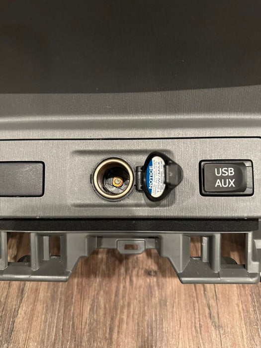 2014 TOYOTA PRUIS V CENTER DASH USB/12V OUTLET PANEL TRIM OEM 55434-47040