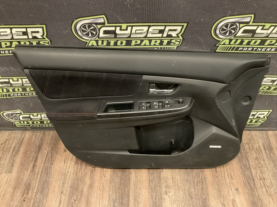 2015-2019 SUBARU WRX STI FRONT LEFT DOOR PANEL OEM~SCRATCHES~