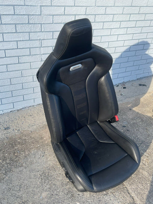 2015 BMW M4 COUPE FRONT PASSENGER SEAT BLACK LEATHER OEM 2016 2017 *DAMAGE*