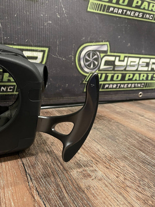 2018 NISSAN 370Z NISMO STEERING COLUMN TRIM W GUN METAL GRAY PADDLE SHIFTERS OEM