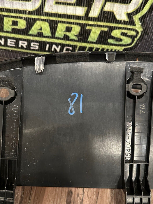 2014 TOYOTA PRUIS V INSTRUMENT CLUSTER SURROUND TRIM PANEL OEM 55404-47040