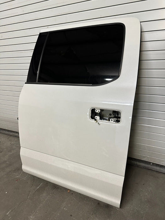 2017-2022 FORD F250 F350 F450 REAR DRIVER LEFT DOOR SHELL STAR WHITE (AZ) OEM