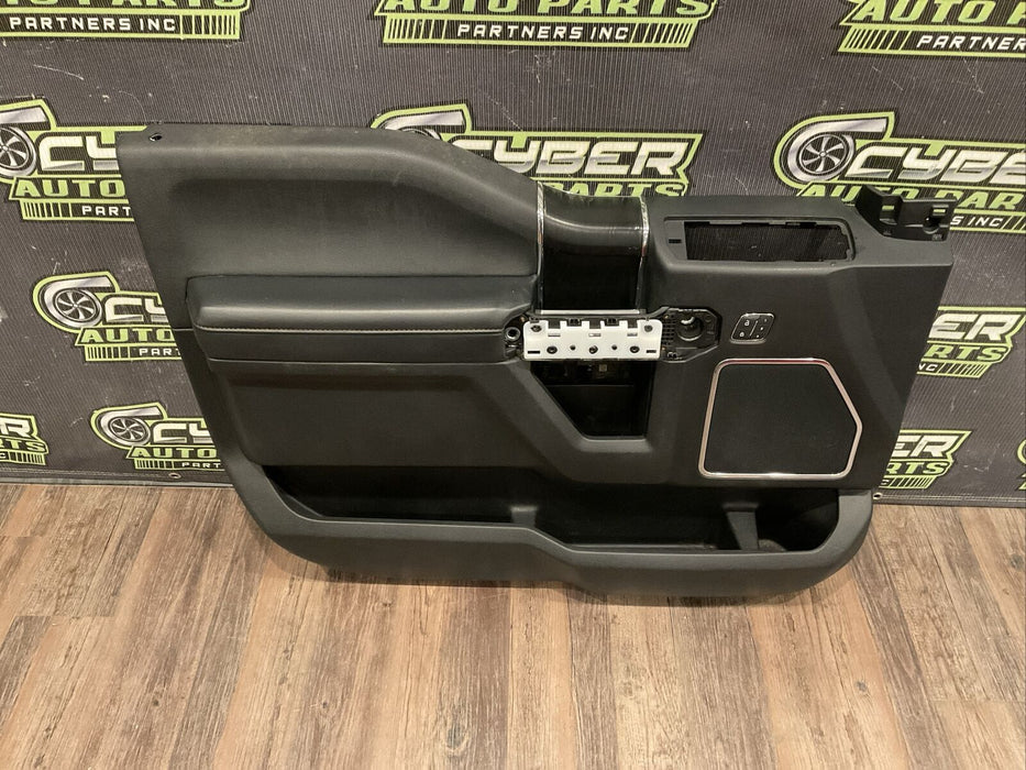 2017-2022 FORD F450 PLATINUM FRONT LEFT DOOR PANEL~MINOR COSMETIC FLAW~