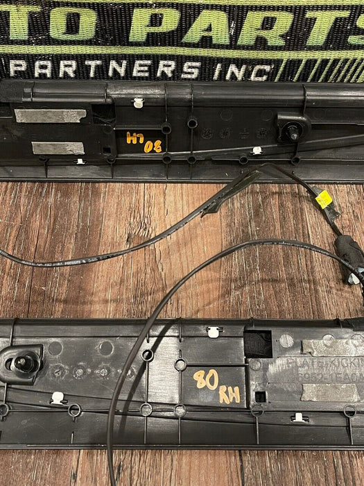 2018 NISSAN 370Z NISMO LEFT RIGHT ILLUMINATED KICK PLATES W/ HARNESS OEM (READ