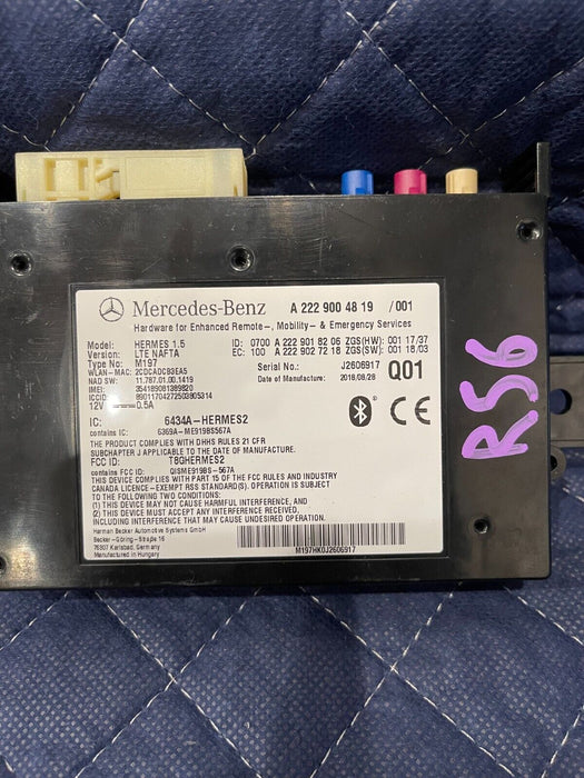 2019 MERCEDES-BENZ E63S AMG TELEMATICS COMMUNICATION CONTROL MODULE OEM