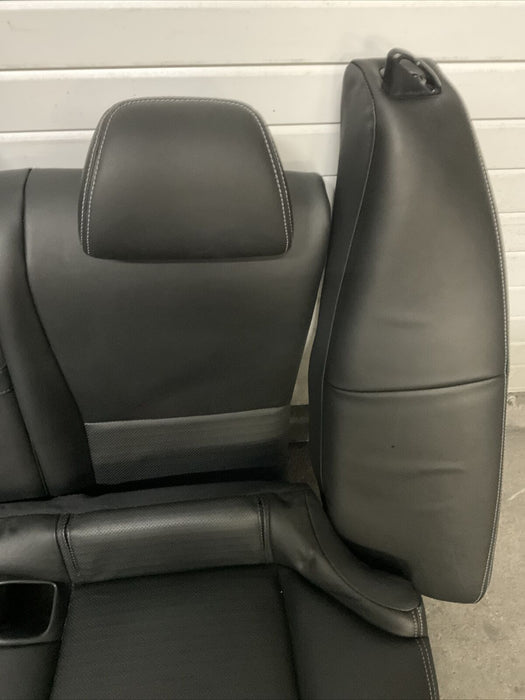 2014-2017 INFINITI Q50 RED SPORT REAR BACK SEAT OEM BLACK LEATHER