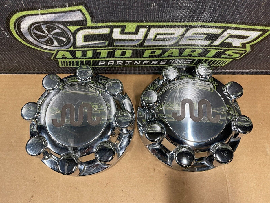 2017-2022 FORD F250 F350 F450 KING RANCH WHEEL CENTER CAPS (2) OEM