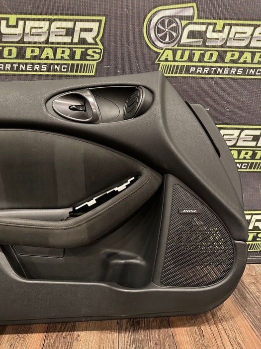 2018 NISSAN 370Z NISMO DRIVER LEFT DOOR PANEL W GUN METAL GREY HANDLE OEM *READ