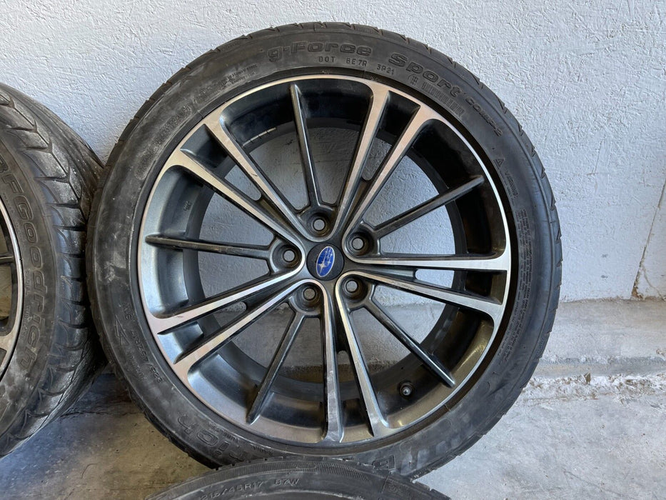 2016 SUABARU BRZ LIMITED OEM WHEEL 17X7 +48 OFFSET *DAMAGED* *LOCAL PICKUP ONLY*