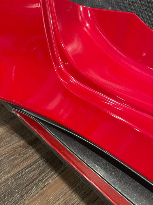 2017 NISSAN 370Z NISMO PASSENGER RIGHT SIDE SKIRT OEM *PC SOLID RED A54* (READ)