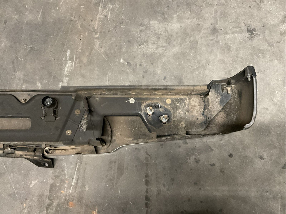 2017 2018 2019 FORD F250 F350 F450 CHROME REAR BUMPER W/O PARKING SENSORS OEM