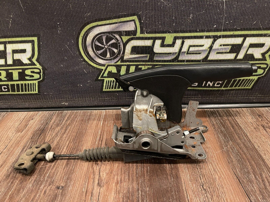 2018 NISSAN 370Z NISMO EMERGENCY E BRAKE HAND LEVER W GUN METAL GRAY BUTTON OEM