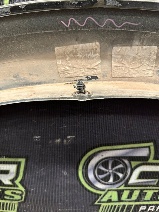 2017 DODGE RAM 2500 REAR DRIVER LEFT RL LH FENDER FLARE OEM (BRIGHT WHITE) PW7