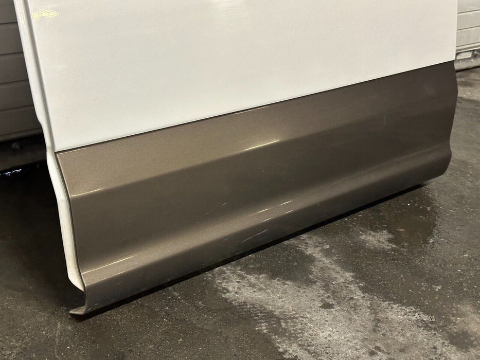 2017 FORD F250 F350 F450 KING RANCH REAR DRIVER DOOR METALLIC WHITE / CARIBOU