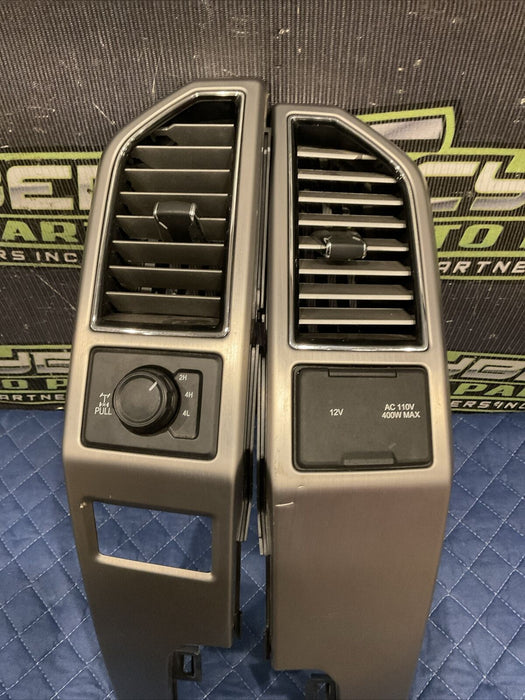 2018 FORD F250 F350 PLATINUM DASH AIR VENTS PAIR OEM~COSMETIC FLAWS~