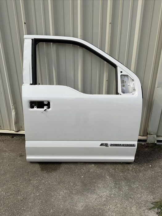 2017-2022 FORD F250 F350 F450 PLATINUM FRONT PASSENGER DOOR SHELL WHITE (UG) OEM