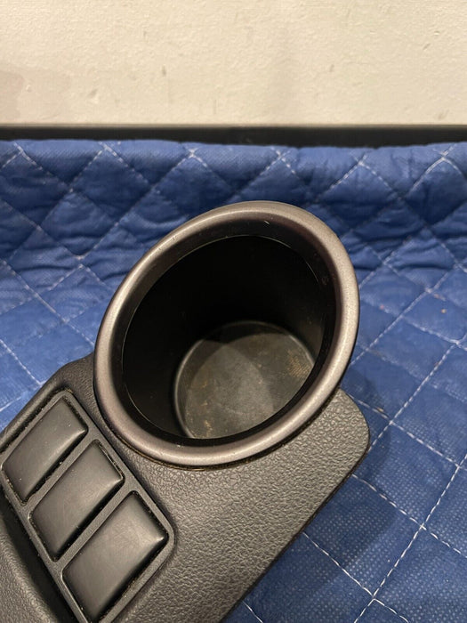 2017 NISSAN 370Z NISMO CENTER CONSOLE CUP HOLDER W GUN METAL GREY RING TRIM OEM