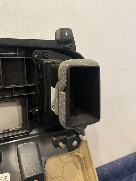 2017-2019 FORD F250 F350 F450 LARIAT TAN REAR CENTER CONSOLE END CAP PANEL OEM