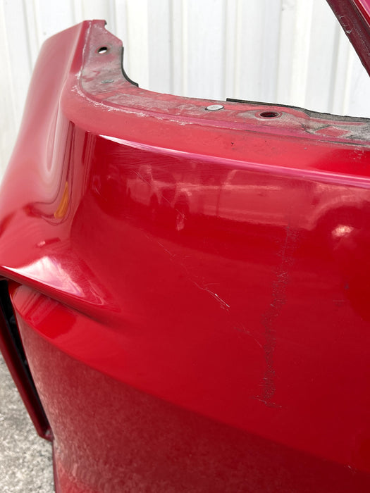 2017 NISSAN 370Z NISMO RED REAR BUMPER SOLID RED A54 OEM *HEAT DAMAGE/SCRATCHES*