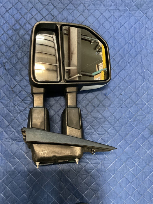 2017-2019 FORD F250 F350 F450 DRIVER LEFT SIDE TOW MIRROR OEM *MINOR SCRATCHES*