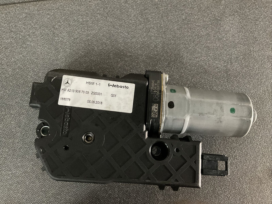 2018-2021 MERCEDES E63S AMG OEM SUN ROOF MOTOR 213 906 70 03