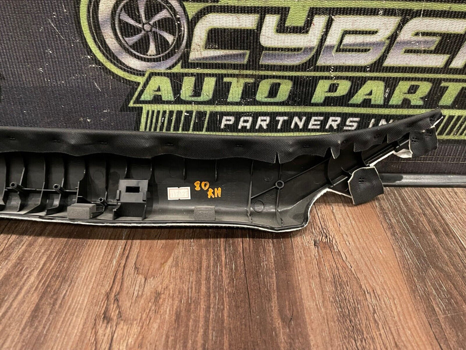 2018 NISSAN 370Z NISMO PASSENGER RIGHT INTERIOR A PILLAR TRIM PANEL OEM