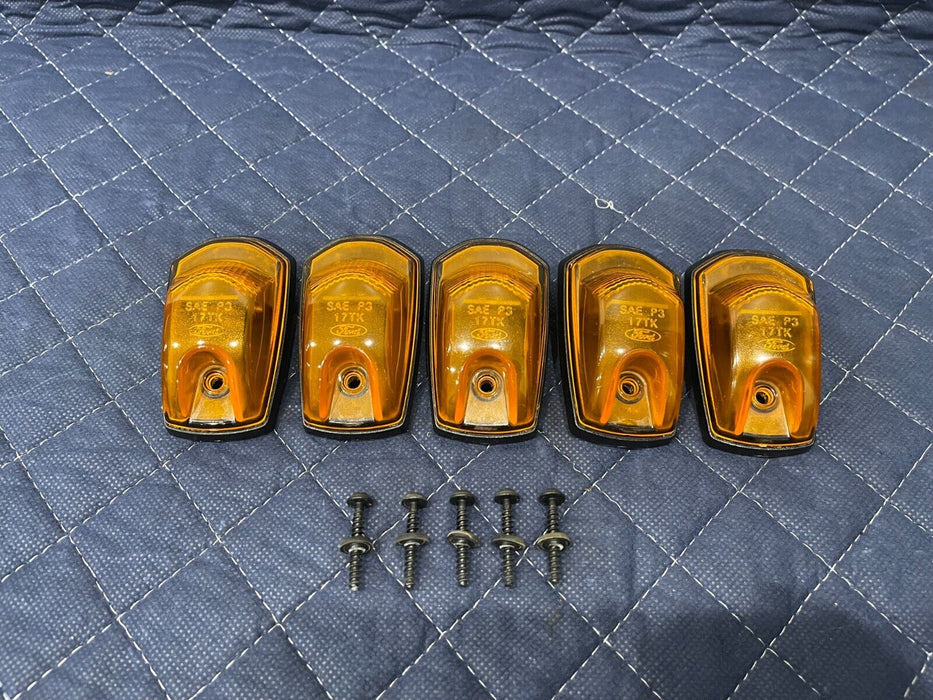 2017-2019 FORD F250 F350 F450 ROOF CAB CLEARENCE LIGHTS SET (5) OEM