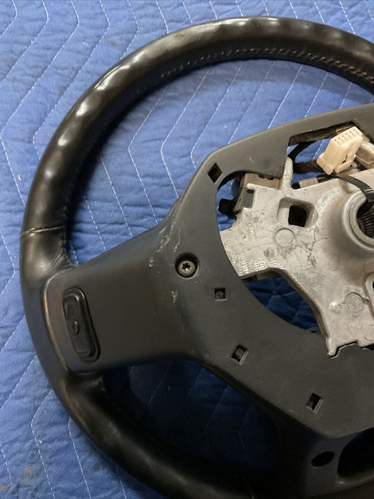 2017 RAM 2500 3500 SLT BLACK LEATHER STEERING WHEEL OEM 167K MILES~MINOR WEARS~