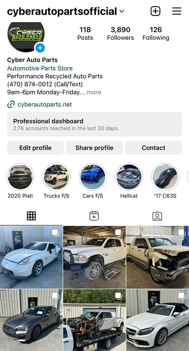 2018 NISSAN 370Z NISMO REAR PASSENGER RIGHT BUMPER SUPPORT BRACKET OEM