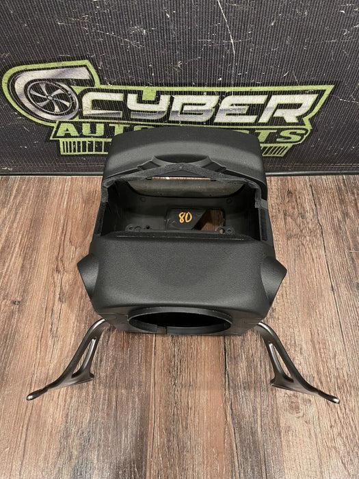 2018 NISSAN 370Z NISMO STEERING COLUMN TRIM W GUN METAL GRAY PADDLE SHIFTERS OEM