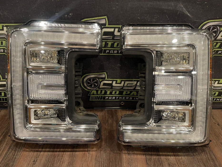 2017 2018 2019 FORD F250 F350 F450 HEADLIGHT PAIR LEFT RIGHT LED W/ MODULE OEM