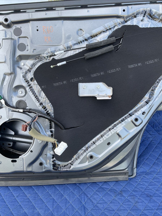 2014-2017 INFINITI Q50 RED SPORT REAR PASSENGER RIGHT DOOR GREY METALLIC~DENT~