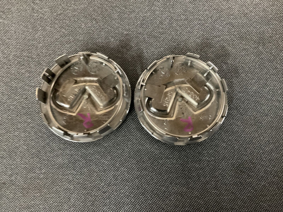 2013 INFINITI JX35 PAIR HUB CAP WHEEL CENTER CAP OEM 40343-5P215